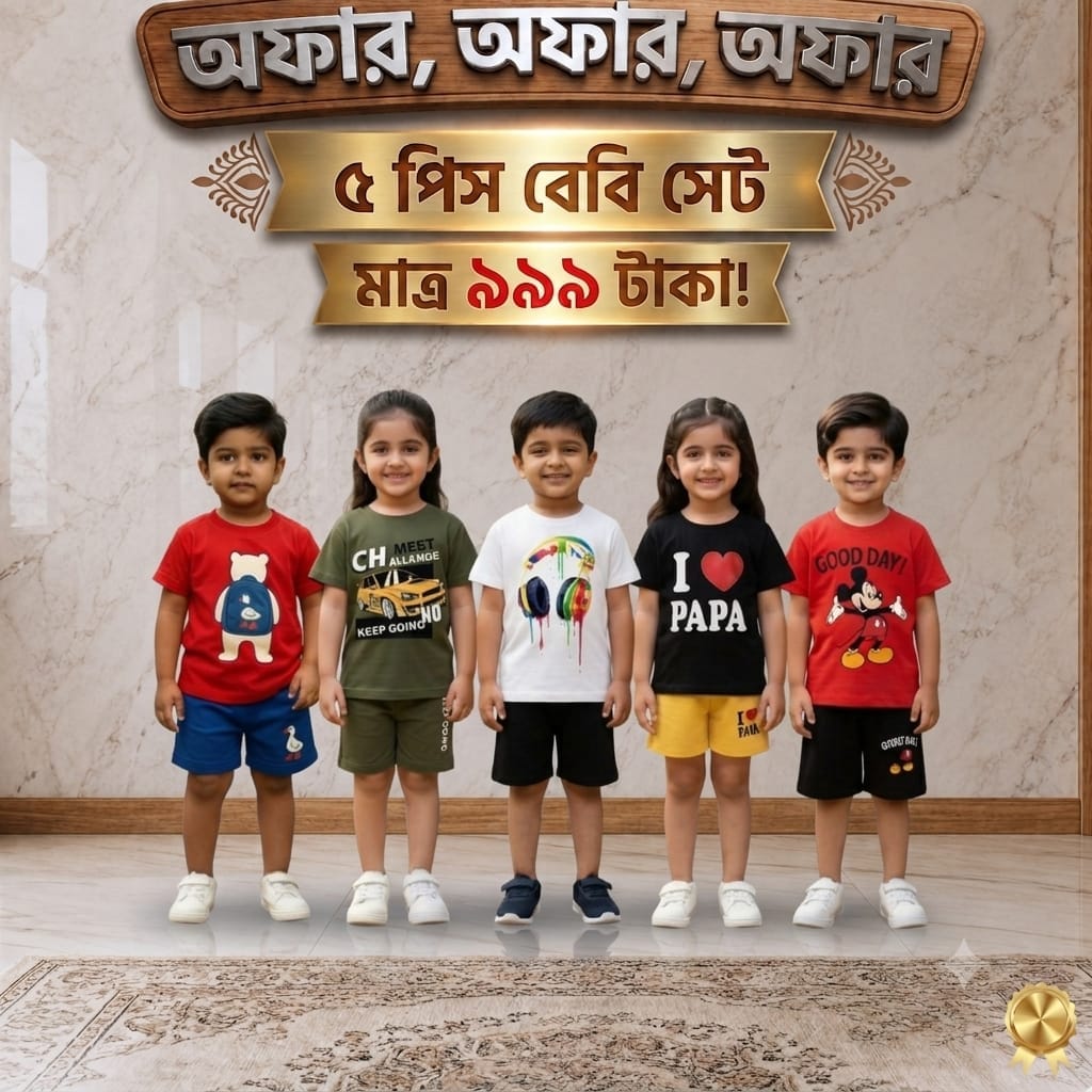 WhatsApp Image 2026-07-28 at 4.36.59 PM (2) ৫ টি প্রিমিয়াম বেবি সেট কম্বো 💥মাত্র ৯৯৯ টাকায়!💥 - Image 1